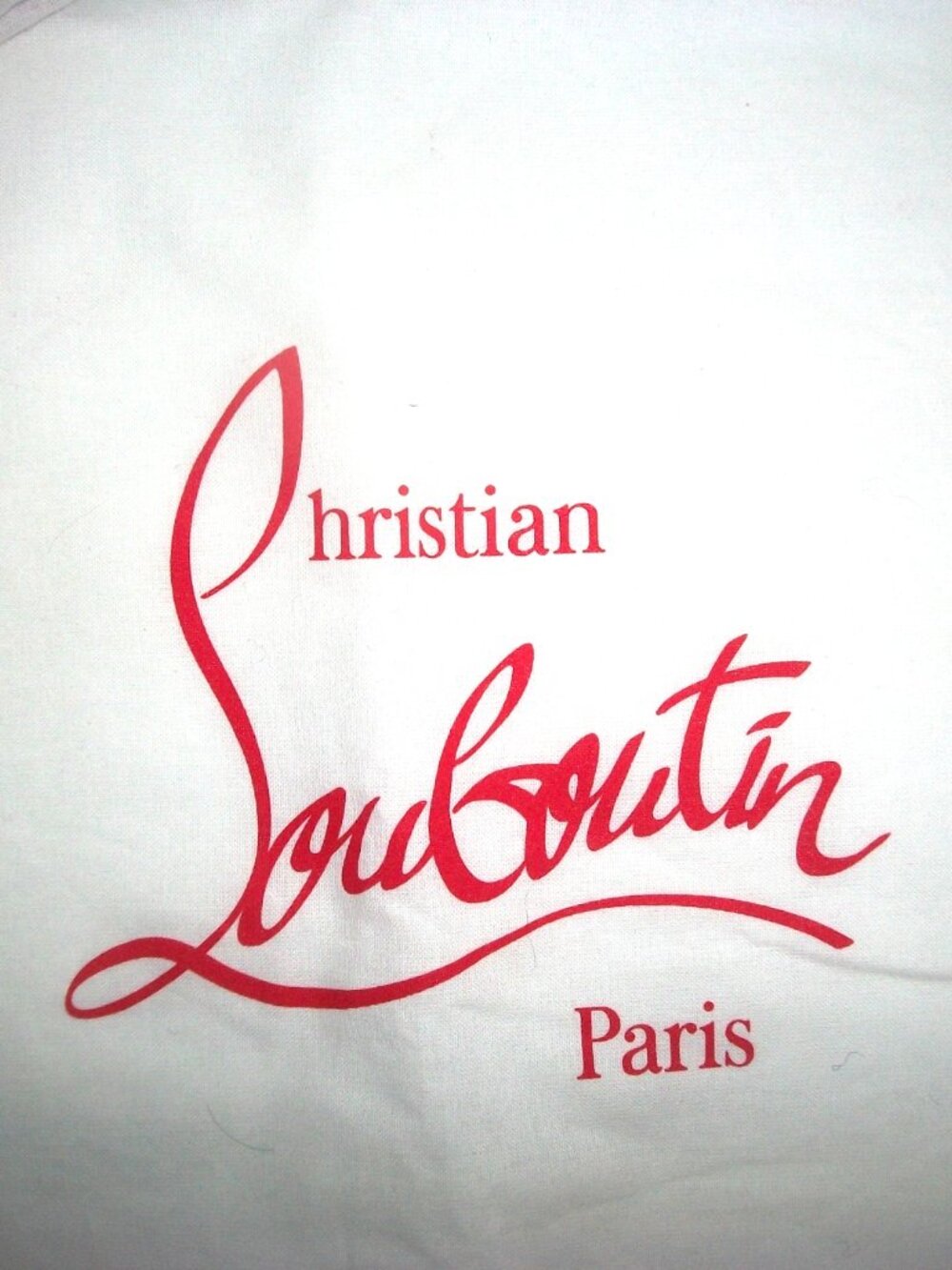 Christian Louboutin NEW Louboutin Very LRG Dustbag 23.5" X 15."